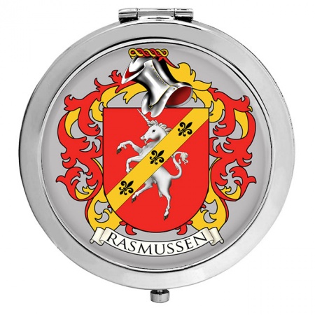 Rasmussen (Denmark) Coat of Arms Compact Mirror