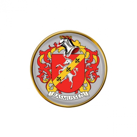 Rasmussen (Denmark) Coat of Arms Pin Badge