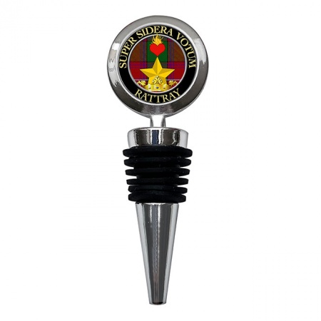 Rattray Scottish Clan Crest Bottle Stopper