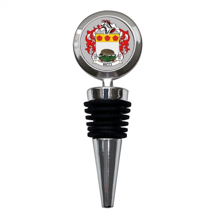 Ricci (Italy) Coat of Arms Bottle Stopper