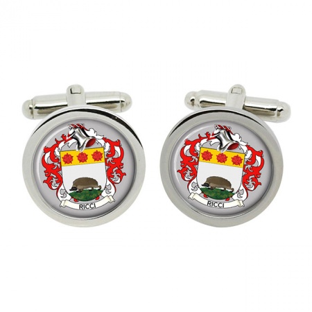 Ricci (Italy) Coat of Arms Cufflinks
