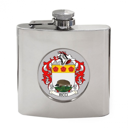 Ricci (Italy) Coat of Arms Hip Flask