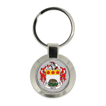 Ricci (Italy) Coat of Arms Key Ring