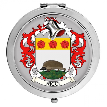 Ricci (Italy) Coat of Arms Compact Mirror