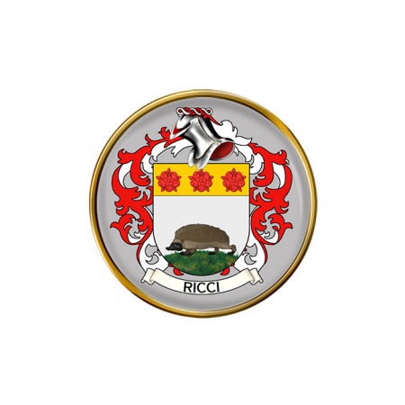 Ricci (Italy) Coat of Arms Pin Badge