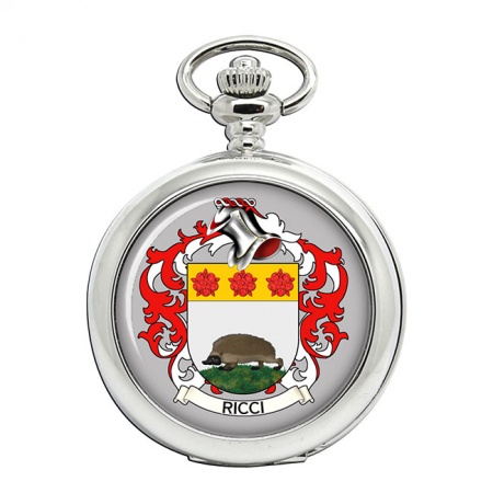 Ricci (Italy) Coat of Arms Pocket Watch