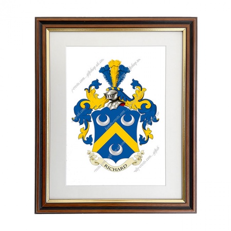 Richard (France) Coat of Arms Framed Print