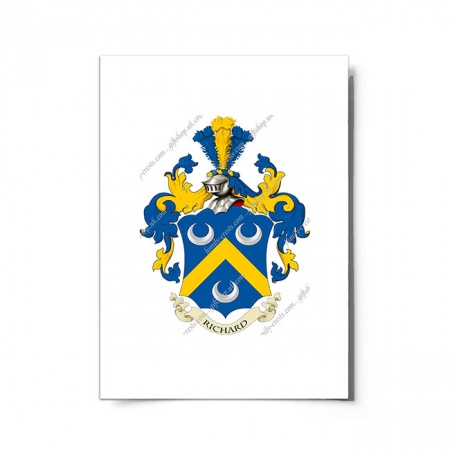 Richard (France) Coat of Arms Print