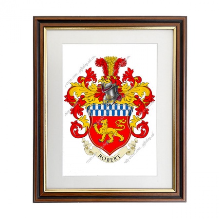 Robert (France) Coat of Arms Framed Print