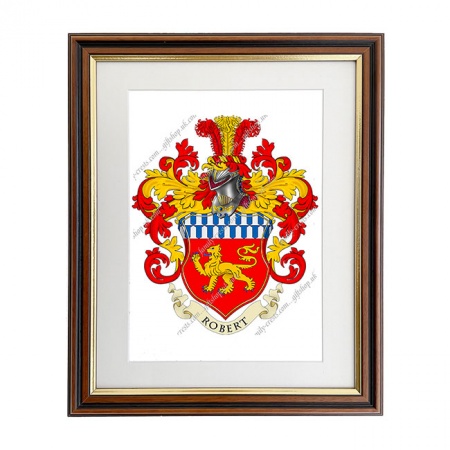 Robert (France) Coat of Arms Framed Print