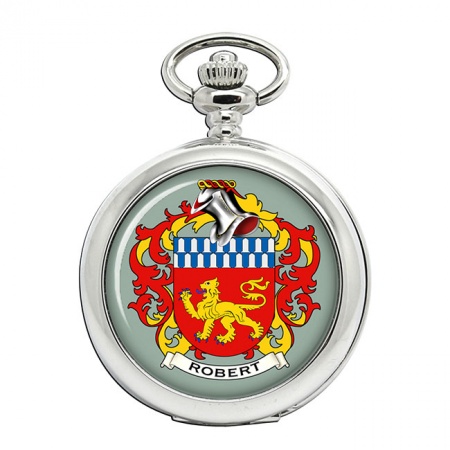 Robert (France) Coat of Arms Pocket Watch