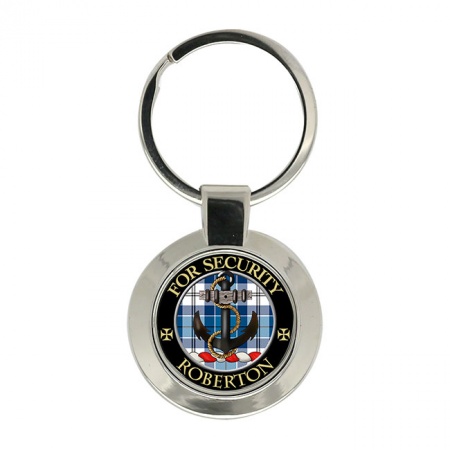 Roberton Scottish Clan Crest Key Ring