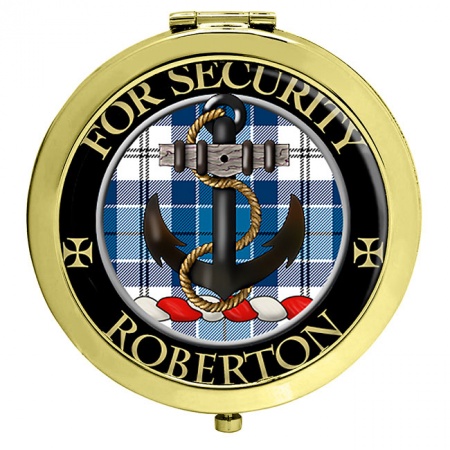 Roberton Scottish Clan Crest Compact Mirror