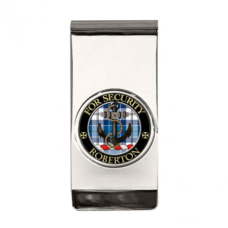 Roberton Scottish Clan Crest Money Clip