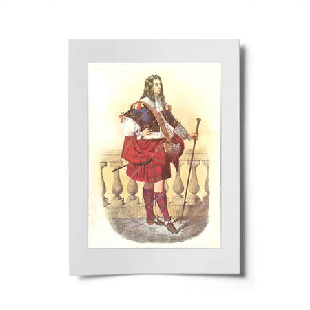 Robertson Scottish Clansman Ready to Frame Print