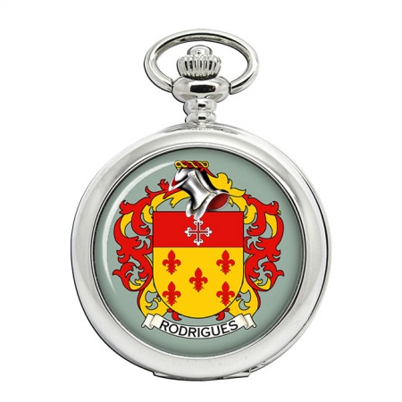 Rodrigues (Portugal) Coat of Arms Pocket Watch