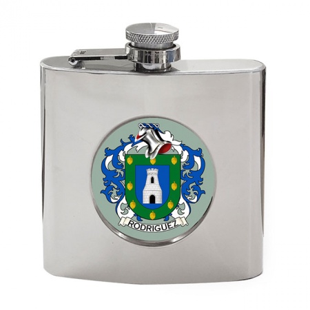 Rodriguez (Spain) Coat of Arms Hip Flask