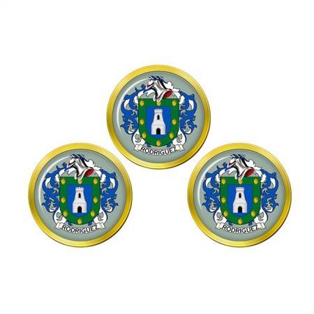 Rodriguez (Spain) Coat of Arms Golf Ball Markers