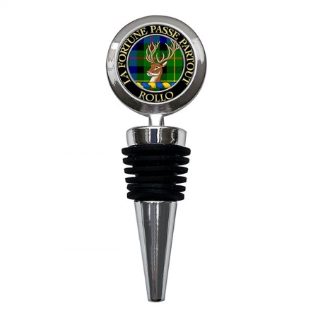 Rollo Scottish Clan Crest Bottle Stopper