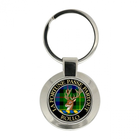 Rollo Scottish Clan Crest Key Ring