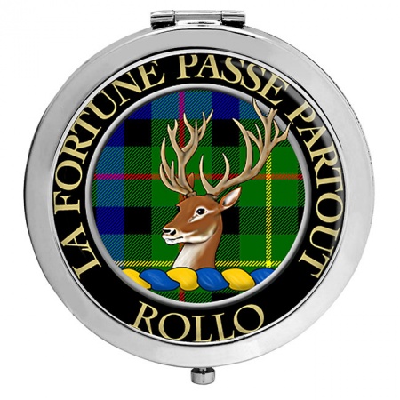 Rollo Scottish Clan Crest Compact Mirror