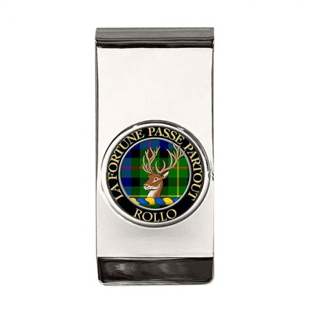 Rollo Scottish Clan Crest Money Clip