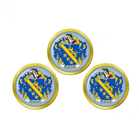 Romano (Italy) Coat of Arms Golf Ball Markers