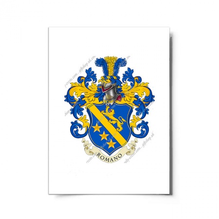 Romano (Italy) Coat of Arms Print