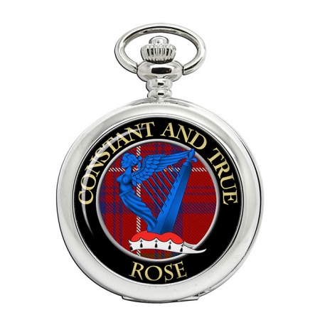 Rose Scottish Clan Crest Pocket Watch