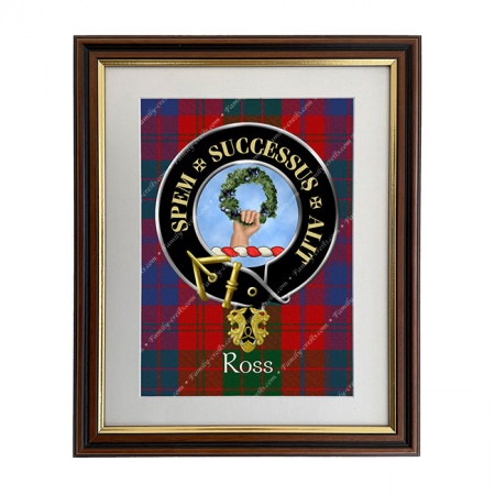 Ross Scottish Clan Crest Framed Print