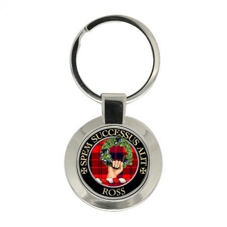 Ross Scottish Clan Crest Key Ring