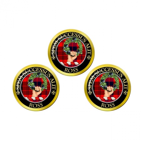 Ross Scottish Clan Crest Golf Ball Markers