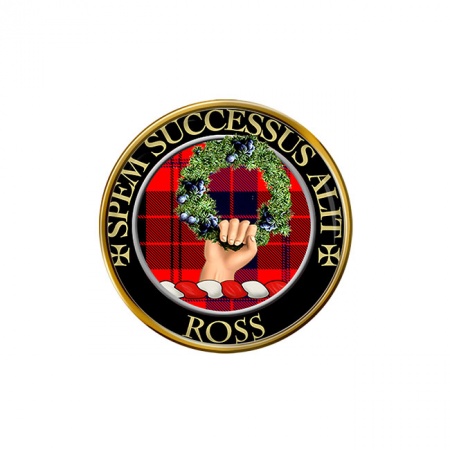 Ross Scottish Clan Crest Pin Badge