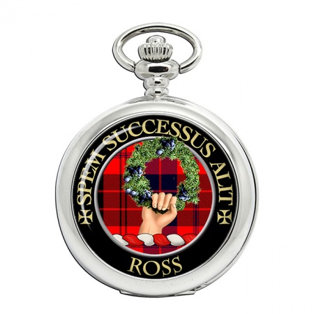 Ross Scottish Clan Crest Pocket Watch