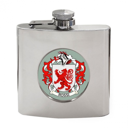 Rossi (Italy) Coat of Arms Hip Flask