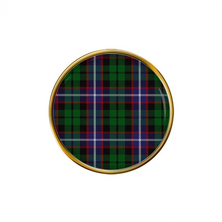 Russell Scottish Tartan Pin Badge
