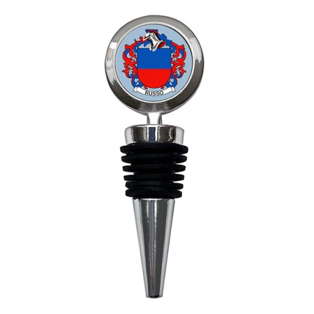 Russo (Italy) Coat of Arms Bottle Stopper