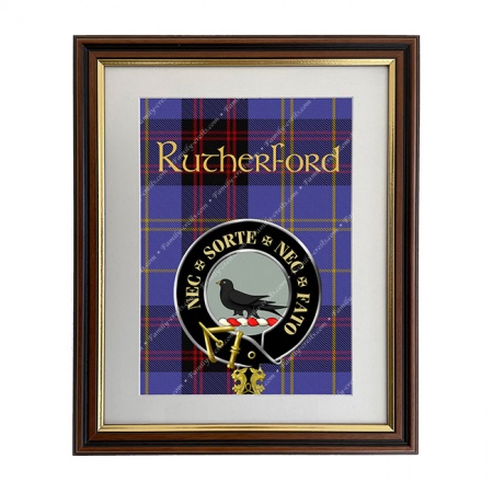 Rutherford Scottish Clan Crest Framed Print
