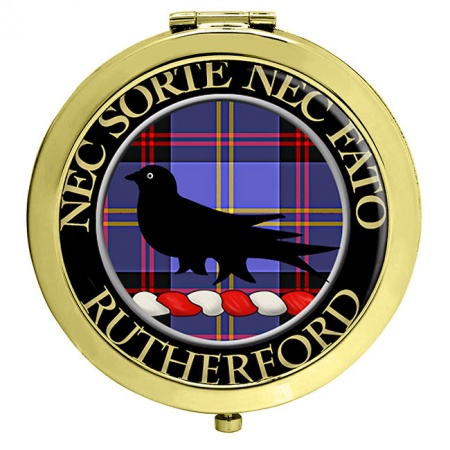 Rutherford Scottish Clan Crest Compact Mirror