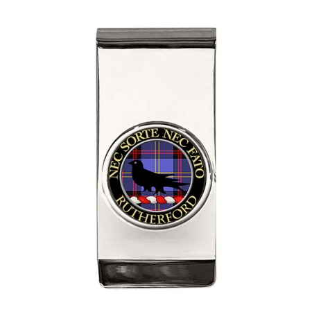 Rutherford Scottish Clan Crest Money Clip