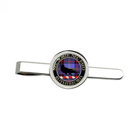 Rutherford Scottish Clan Crest Tie Clip