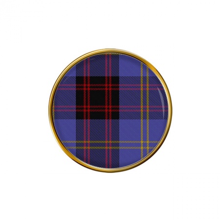 Rutherford Scottish Tartan Pin Badge