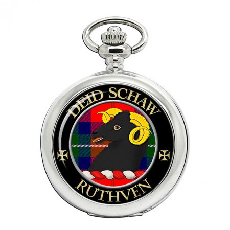 Ruthven Scottish Clan Crest Pocket Watch