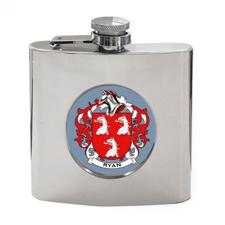 Ryan (Ireland) Coat of Arms Hip Flask