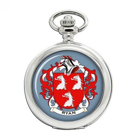 Ryan (Ireland) Coat of Arms Pocket Watch