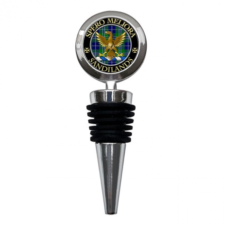 Sandilands Scottish Clan Crest Bottle Stopper