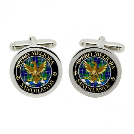 Sandilands Scottish Clan Crest Cufflinks