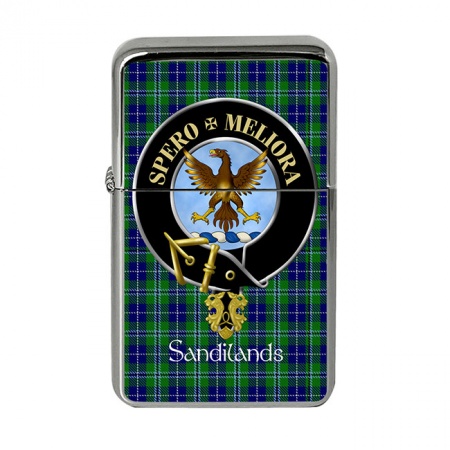 Sandilands Scottish Clan Crest Flip Top Lighter