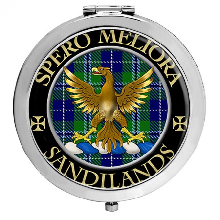 Sandilands Scottish Clan Crest Compact Mirror