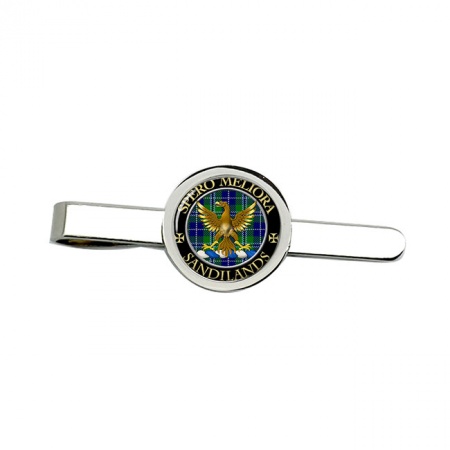 Sandilands Scottish Clan Crest Tie Clip